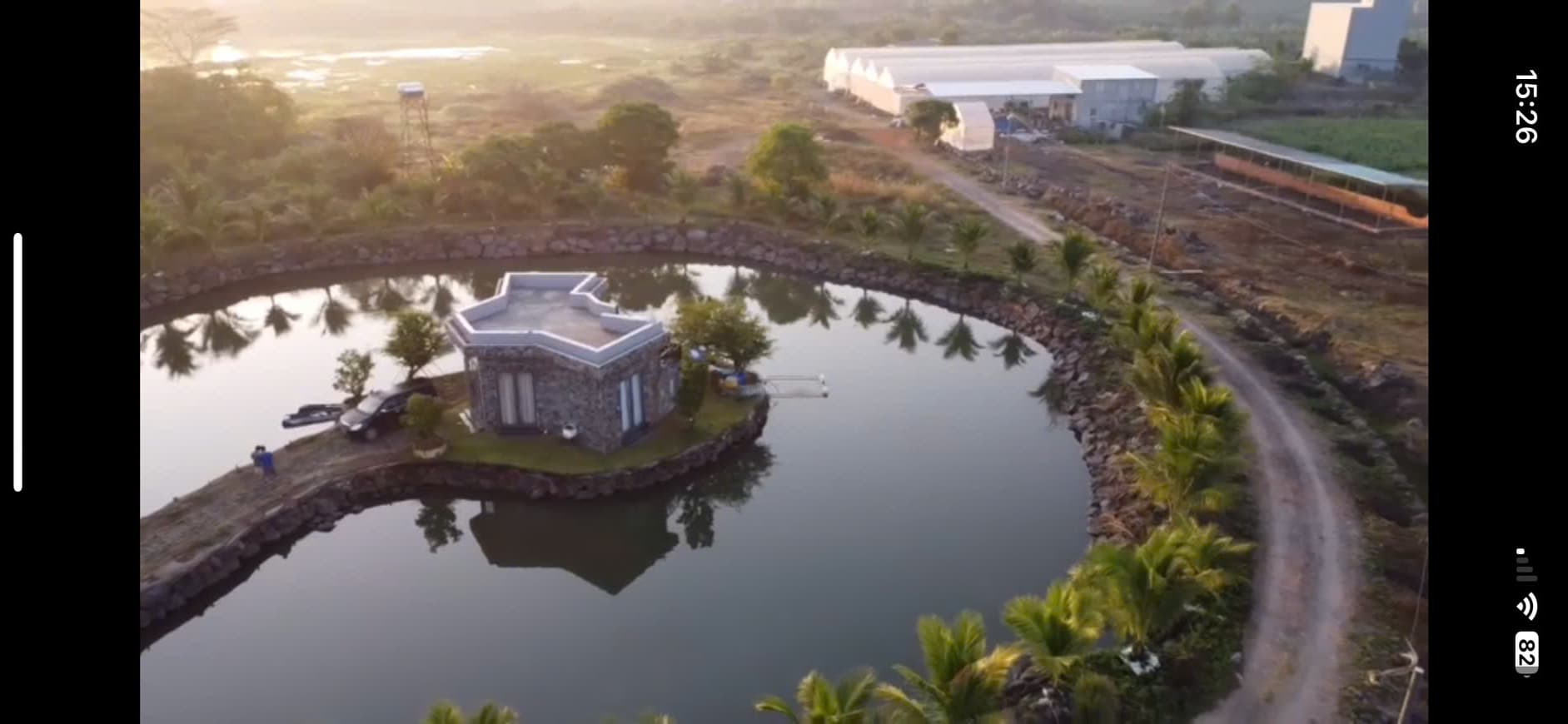 Hình ảnh thực tế An Nhiên Farm - Đường nội bộ